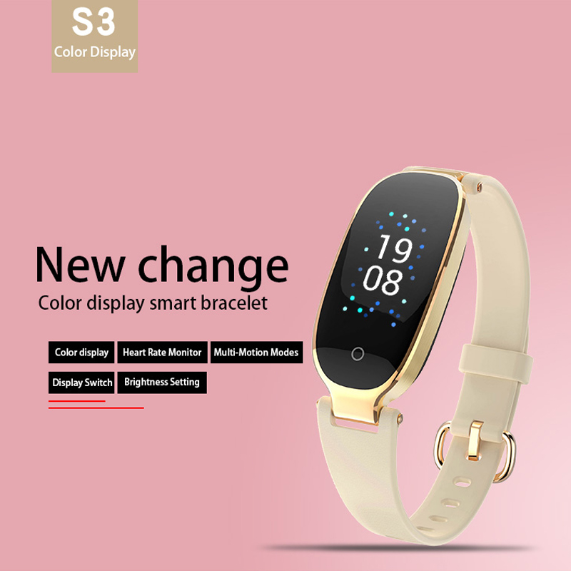 Smart Uhren, Fitness Tracker mit Herzfrequenzmonitor, Helligkeitseinstellung Switch different interface S3 (JYD619)